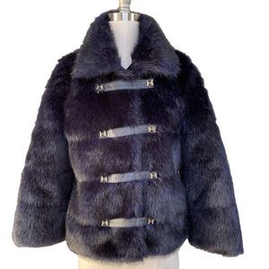 Halston Heritage Faux Fur Jacket
